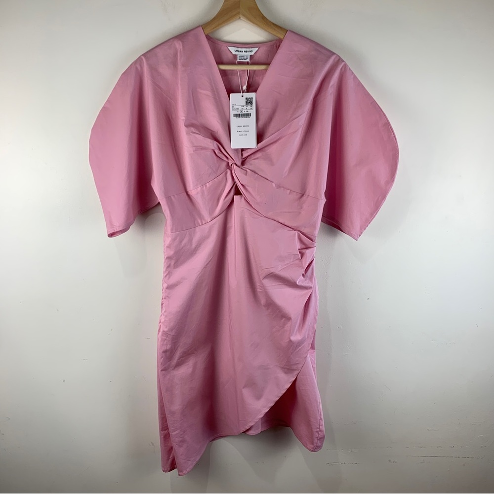 Urban Revivo Pink Cut Out Dress Size Medium